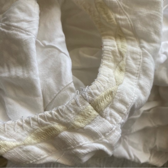 Free People White Birds of a Feather Embroidered Mini Dress - Picture 9 of 11